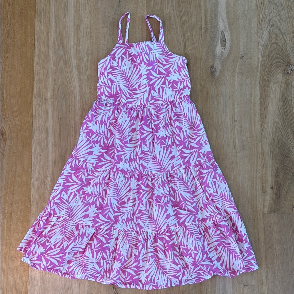 GAP Pink and White Sleeveless Sundress Casual Resort Wear